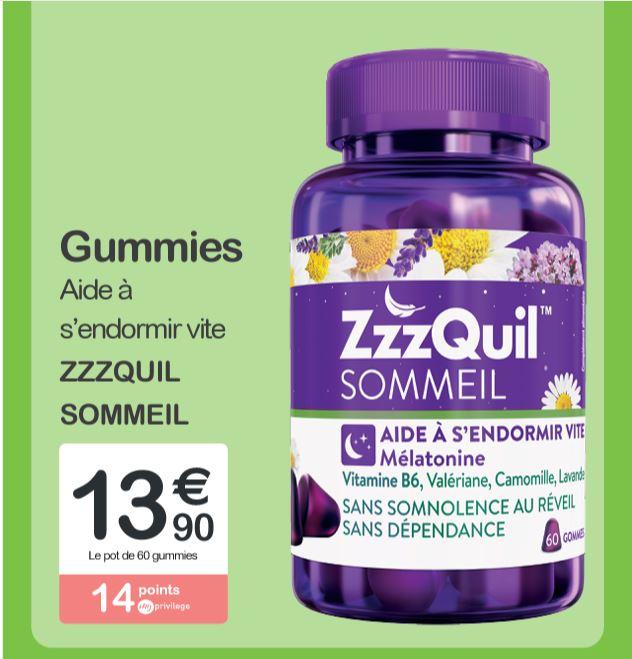 ZZZQUIL SOMMEIL- 60 gommes